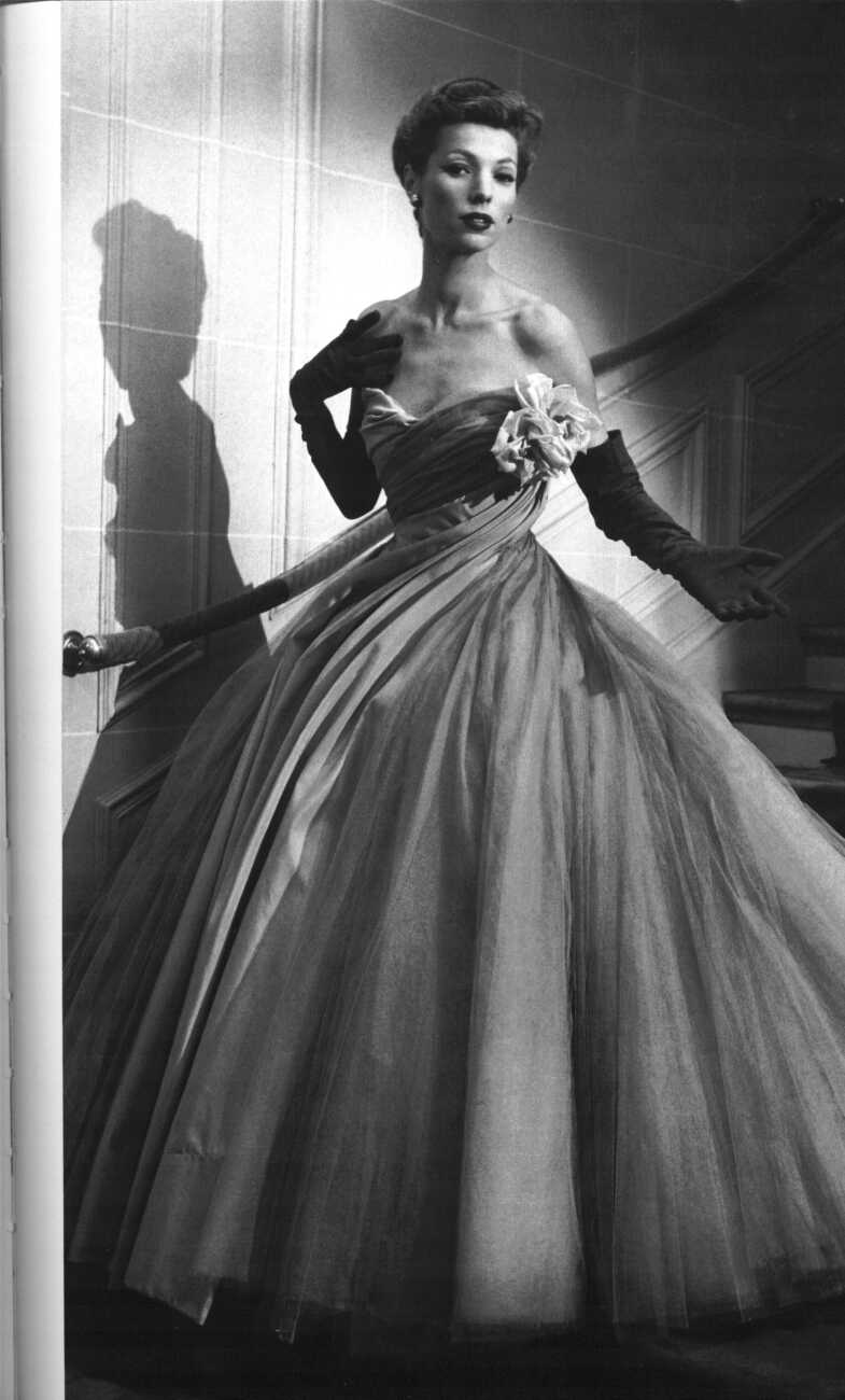 Mame Fashion Dictionary: Christian Dior Evening Dress 1950s