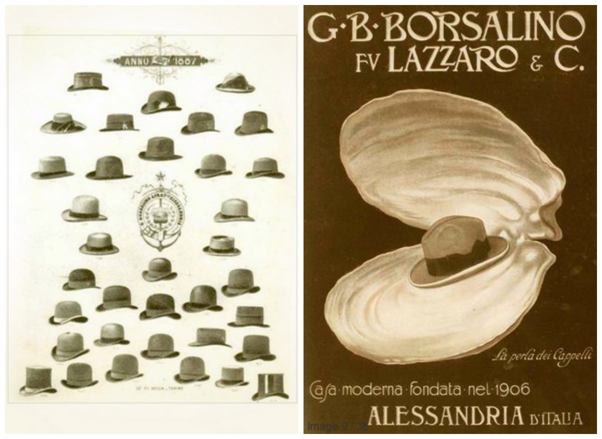 Borsalino Advertisements From Beginning of 1900s