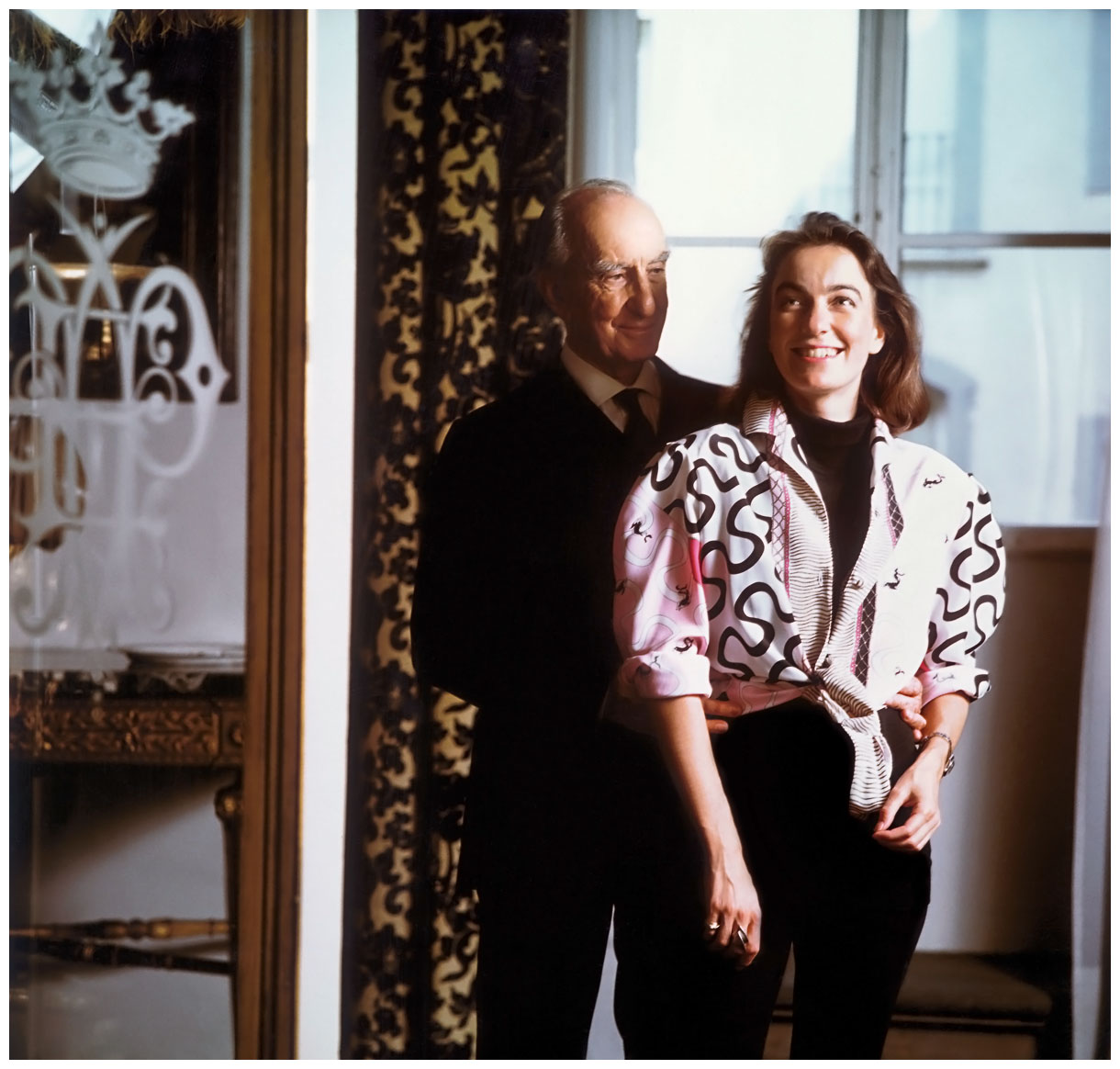 Emilio Pucci With His Daughter Laudomia