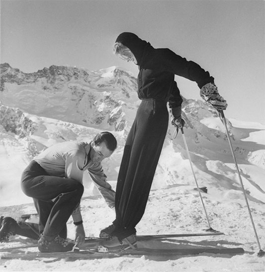 Emilio Pucci Improvising a Ski Outfit 1947
